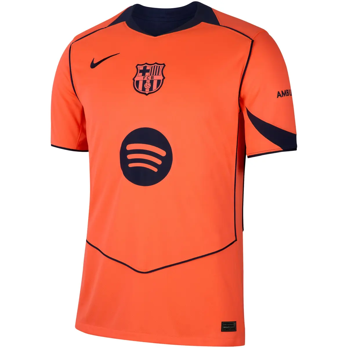 Maillot FC Barcelone Extérieur Orange 25/26
