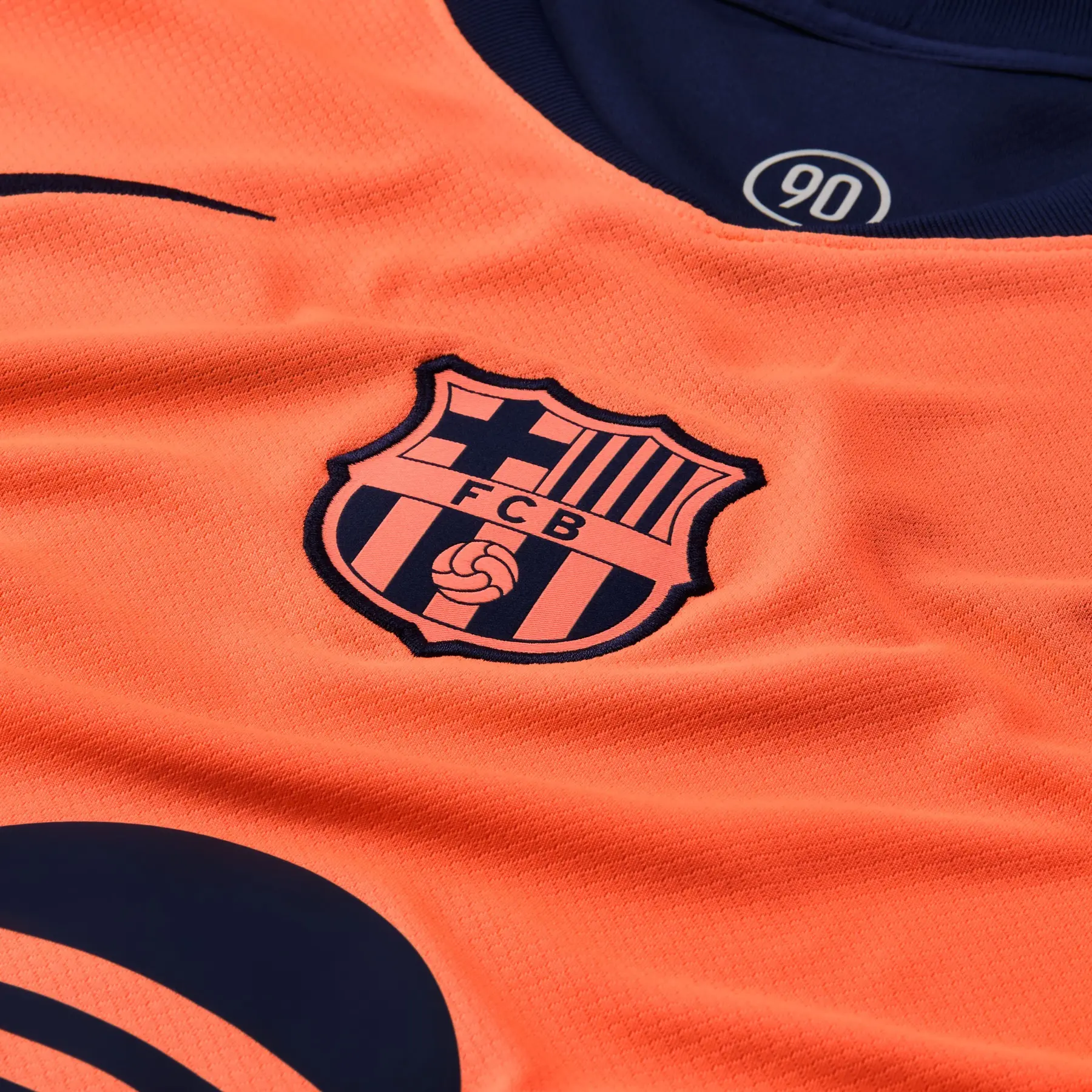 Maillot FC Barcelone Extérieur Orange 25/26 3